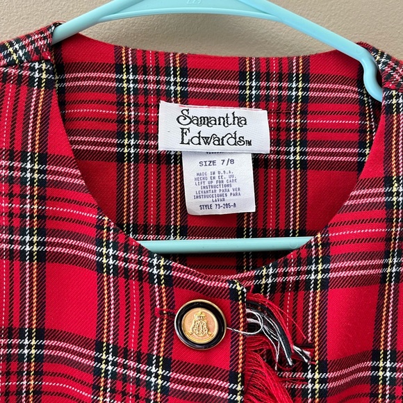 Vintage 80’s Samantha Edwards Women’s Dress. Sz 7/8. - Picture 2 of 5